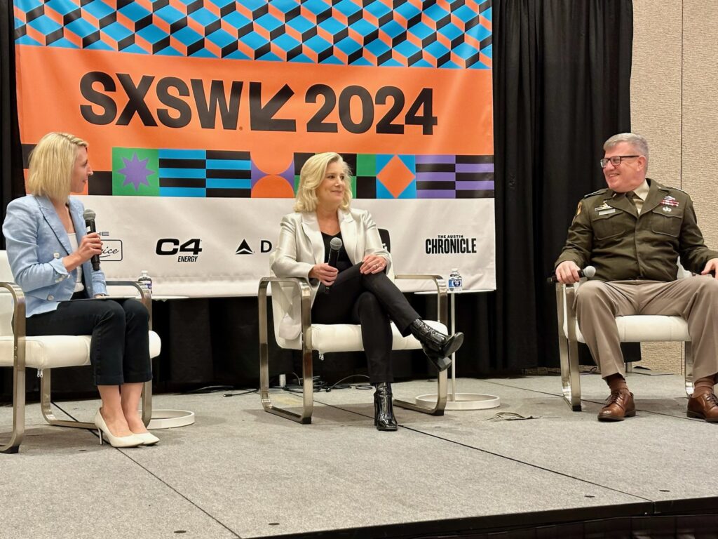 SXSW 2024 Panel Meagan Metzger, Hon. Christine Wormuth, General James Rainey